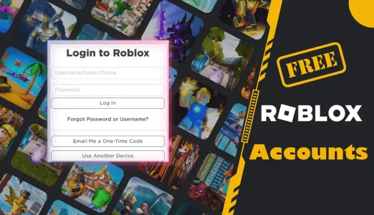 99+ Working Free Roblox Accounts and Password With Robux: Roblox Accounts For Free