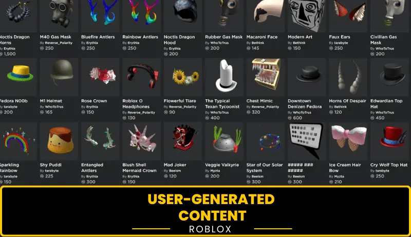 User Generated Roblox
