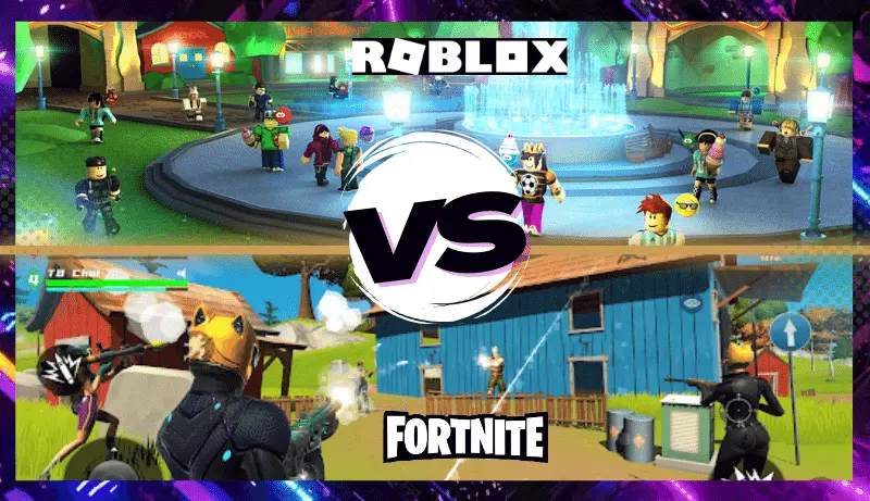 Game  Functionality of Roblox Vs Fortnite