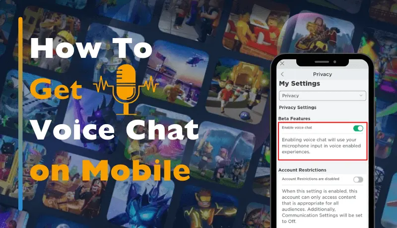 How to get Roblox voice chat on Mobile