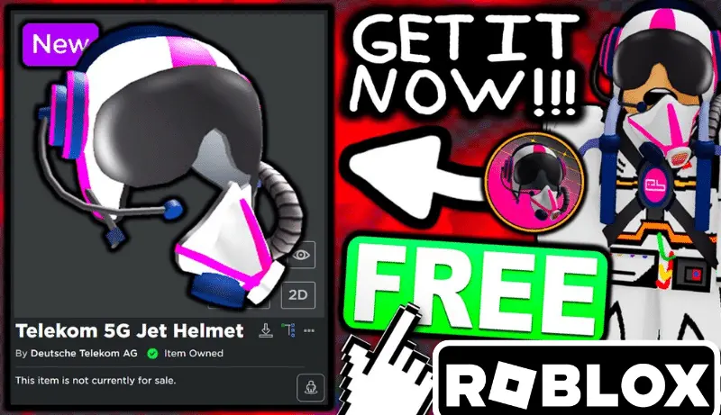 Telekom 5G Jet Helmet