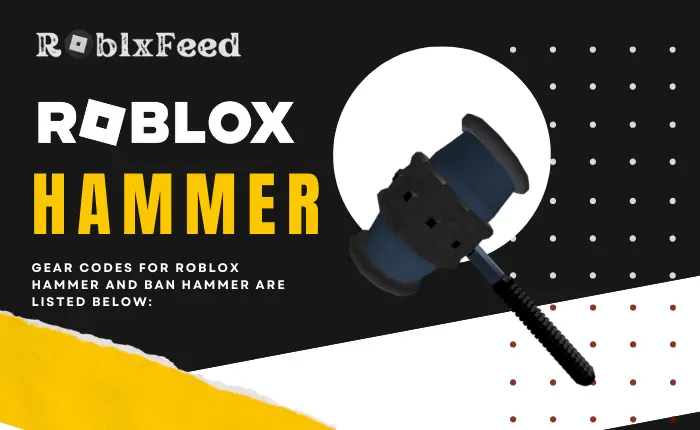 Roblox Hammer and Ban Hammer ID-Codes