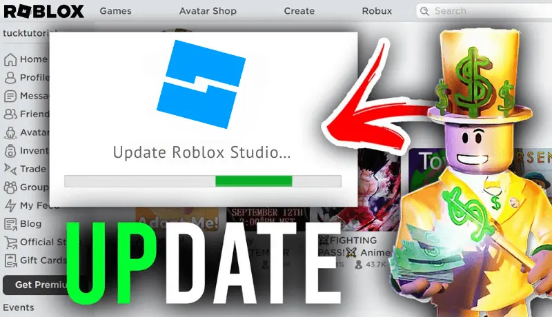 Update Roblox Studio