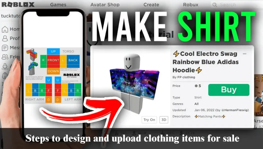  Steps to design and upload clothing items for sale